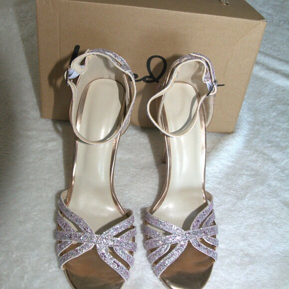 Luxedress Strappy Stilleto Sandals Women's sz 40 - Picture 4 of 6